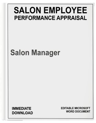 Salon Performance Appraisal</br>Salon Manager