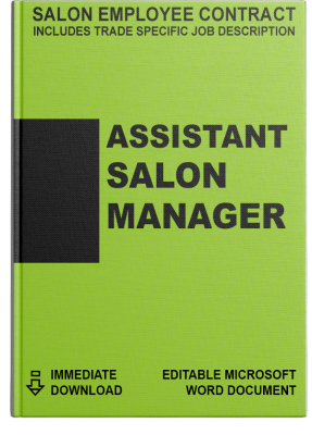 Salon Employee Contract</br> Assistant Manager