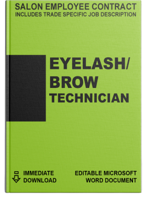 Salon Employee Contract</br>Eyebrow/Lash Technician