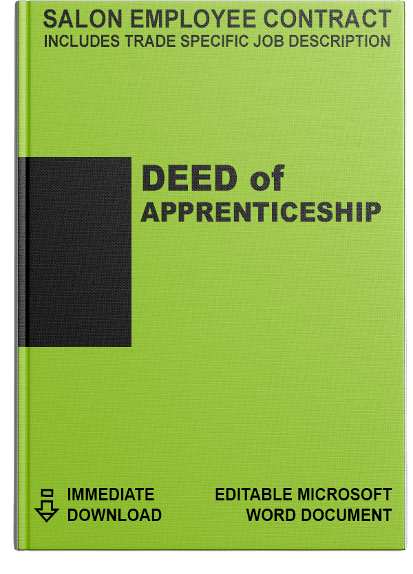 Deed of Hairdressing</br>Apprenticeship
