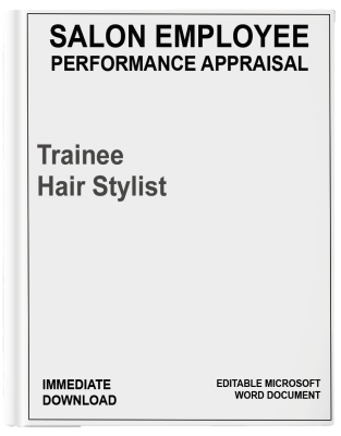 Salon Performance Appraisal</br>Trainee Hair Stylist