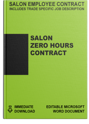 Salon Employee Contract</br>Zero Hours Contract